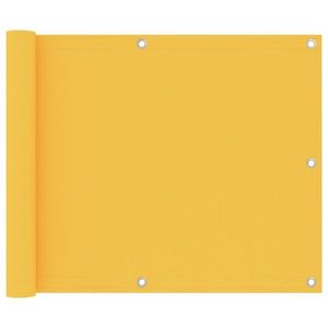 vidaXL Paravan balcon, galben, 75x300 cm, țesătură oxford imagine