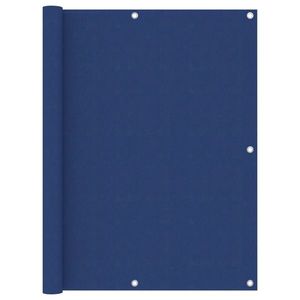 vidaXL Paravan pentru balcon, albastru, 120x300 cm, țesătură Oxford imagine