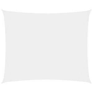 vidaXL Parasolar din țesătură oxford, dreptunghiular, 4 x 6 m, alb imagine