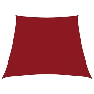 vidaXL Parasolar, roșu, 2/4x3 m, țesătură oxford, trapez imagine