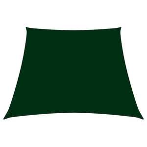 vidaXL Parasolar, verde închis, 2/4x3 m, țesătură oxford, trapez imagine