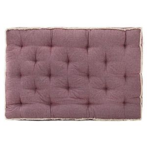 vidaXL Pernă pentru canapea din paleți, roșu vișiniu, 120x80x10 cm imagine