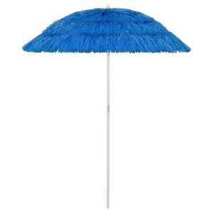 vidaXL Umbrelă de plajă Hawaii, albastru, 180 cm imagine