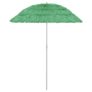 vidaXL Umbrelă de plajă Hawaii, verde, 180 cm imagine