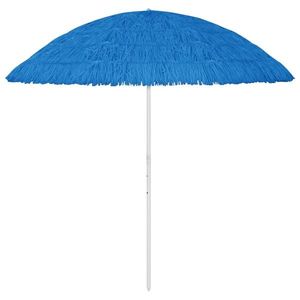 vidaXL Umbrelă de plajă Hawaii, albastru, 300 cm imagine