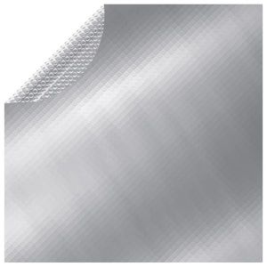 vidaXL Prelată piscină, argintiu, 488 cm, PE imagine