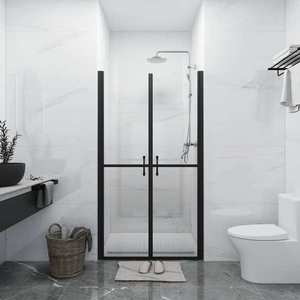 vidaXL Ușă cabină de duș, transparent, (88-91)x190 cm, ESG imagine