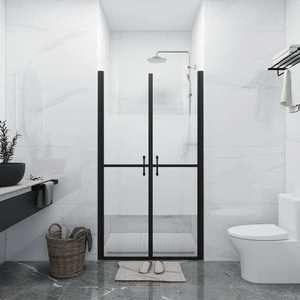 vidaXL Ușă cabină de duș, jumătate mată, (68-71)x190 cm, ESG imagine