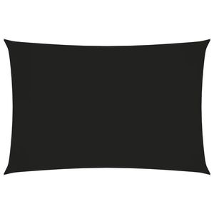 vidaXL Parasolar, negru, 2x4 m, țesătură oxford, dreptunghiular imagine