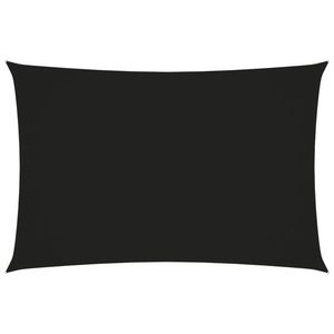 vidaXL Parasolar, negru, 2x4, 5 m, țesătură oxford, dreptunghiular imagine