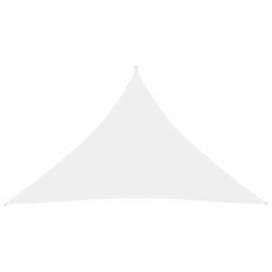 vidaXL Parasolar, alb, 3, 5x3, 5x4, 9 m, țesătură oxford, triunghiular imagine