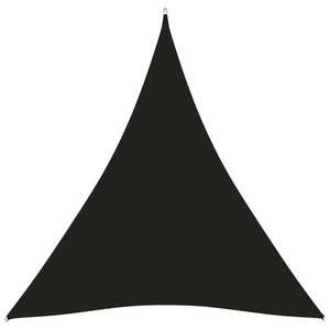 vidaXL Parasolar, negru, 5x6x6 m, țesătură oxford, triunghiular imagine