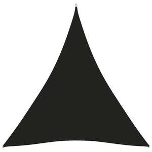 vidaXL Parasolar, negru, 4x5x5 m, țesătură oxford, triunghiular imagine