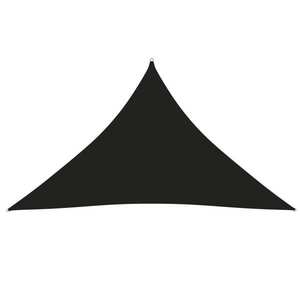 vidaXL Parasolar, negru, 5x5x6 m, țesătură oxford, triunghiular imagine
