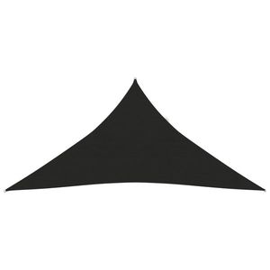 vidaXL Pânză parasolar, negru, 5x6x6 m, HDPE, 160 g/m² imagine