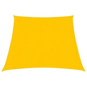 vidaXL Pânză parasolar, galben, 3/4x3 m, HDPE, 160 g/m² imagine