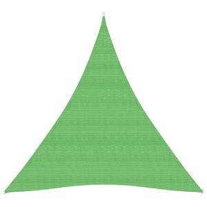 vidaXL Pânză parasolar, verde deschis, 4x5x5 m, HDPE, 160 g/m² imagine