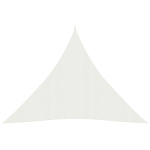 vidaXL Pânză parasolar, alb, 4, 5x4, 5x4, 5 m, HDPE, 160 g/m² imagine