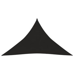 vidaXL Pânză parasolar, negru, 4x4x5, 8 m, HDPE, 160 g/m² imagine