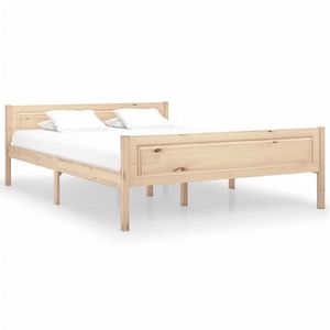 vidaXL Cadru de pat, 160x200 cm, lemn de pin masiv imagine
