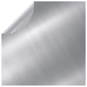 vidaXL Prelată piscină, argintiu, 549 cm, PE imagine