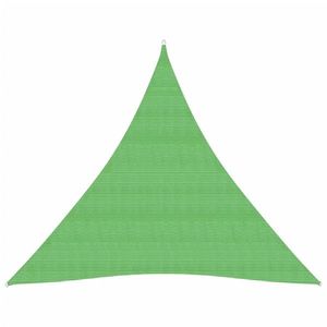 vidaXL Pânză parasolar, verde deschis, 4, 5x4, 5x4, 5 m, HDPE, 160 g/m² imagine