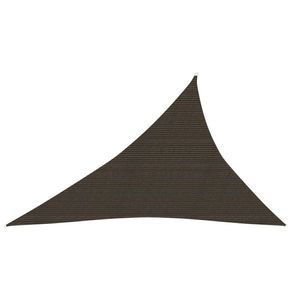 vidaXL Pânză parasolar, maro, 4x5x6, 8 m, HDPE, 160 g/m² imagine
