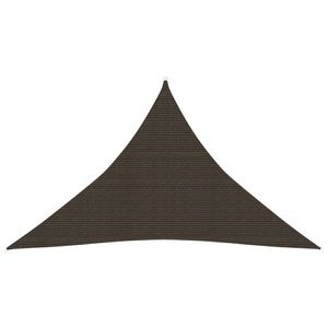 vidaXL Pânză parasolar, maro, 3, 5x3, 5x4, 9 m, HDPE, 160 g/m² imagine