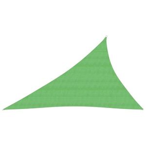 vidaXL Pânză parasolar, verde deschis, 4x5x6, 8 m, 160 g/m², HDPE imagine