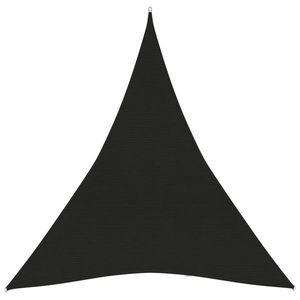 vidaXL Pânză parasolar, negru, 4x5x5 m, HDPE, 160 g/m² imagine