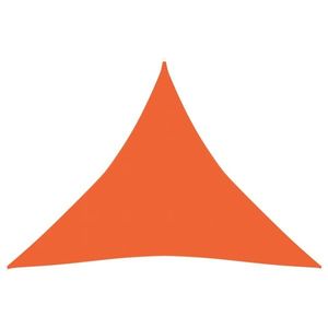 vidaXL Pânză parasolar, portocaliu, 4x4x4 m, HDPE, 160 g/m² imagine
