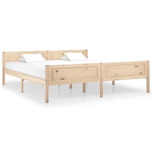 vidaXL Cadru de pat, 180x200 cm, lemn de pin masiv imagine