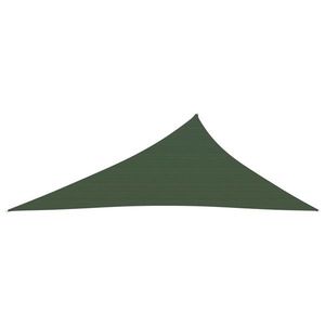 vidaXL Pânză parasolar, verde închis, 4x5x6, 8 m, HDPE, 160 g/m² imagine
