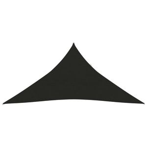 vidaXL Pânză parasolar, negru, 3x3x3 m, HDPE, 160 g/m² imagine