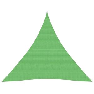 vidaXL Pânză parasolar, verde deschis, 3, 6 x 3, 6 m, HDPE, 160 g/m² imagine