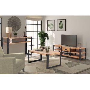 vidaXL Set mobilier de sufragerie, 3 piese, lemn masiv de acacia imagine