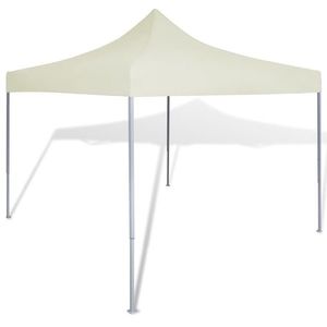 41463 vidaXL Cream Foldable Tent 3 x 3 m imagine