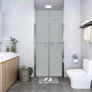 vidaXL Ușă cabină de duș, mat, 101 x 190 cm, ESG imagine