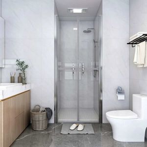 vidaXL Ușă cabină de duș, transparent, 76 x 190 cm, ESG imagine