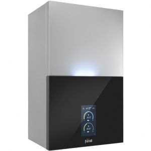 Centrala termica in condensare Ferroli Bluehelix MAXIMA 28C, 28 kW, , touch screen 7"", sistem de combustie autoadaptiv, kit evacuare inclus imagine
