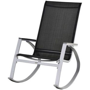 Outsunny scaun balansoar de exterior, 107x60x93cm, negru | AOSOM.ro imagine