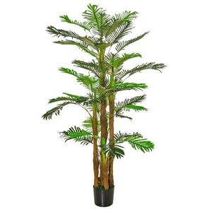 Palmier artificial in ghiveci, 42 frunze, 185cm, verde HOMCOM | Aosom RO imagine