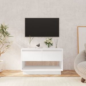 vidaXL Comodă TV, alb, 70x41x44 cm, PAL imagine