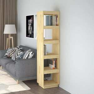 vidaXL Bibliotecă/Separator cameră, 40x35x167 cm, lemn masiv de pin imagine