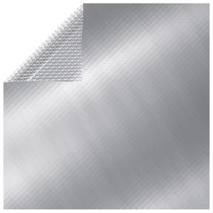 vidaXL Prelată de piscină, argintiu, 975x488 cm, PE imagine