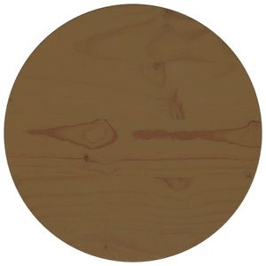 vidaXL Blat de masă, maro, Ø30x2, 5 cm, lemn masiv de pin imagine