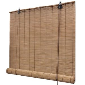Jaluzele rulabile, 120 x 220 cm, bambus natural imagine