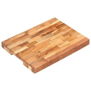 vidaXL Placă de tocat, 40x30x4 cm, lemn masiv de acacia imagine