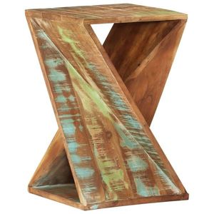 vidaXL Masă laterală, 35x35x55 cm, lemn masiv reciclat imagine