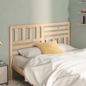 vidaXL Tăblie de pat, 126x4x100 cm, lemn masiv de pin imagine